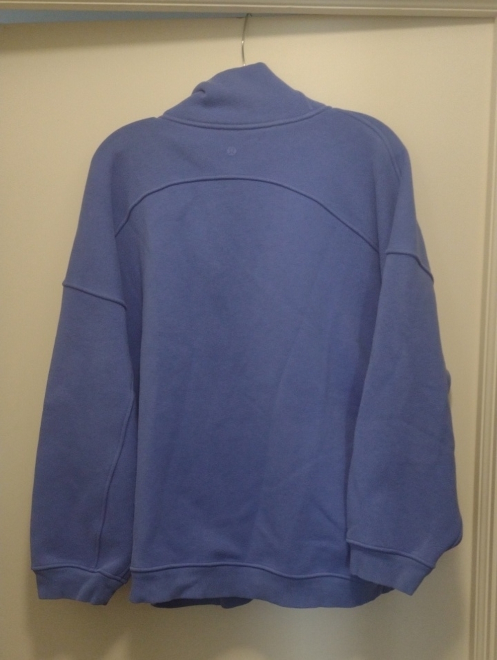 Lululemon Men's Blue Half-Zip Pullover Hoodie (J685) - Picture 3 of 4